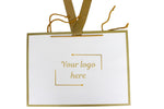 Custom Printed Matt Laminated Gift Bags with Ribbon | Gold | Large  -  440x320x120mm