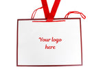 Custom Printed Matt Laminated Gift Bags with Ribbon | Red | Large  -  440x320x120mm